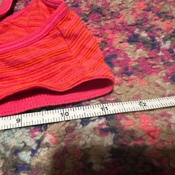 DKNY Pink and Orange Striped Bralette S - Picture 4 of 5